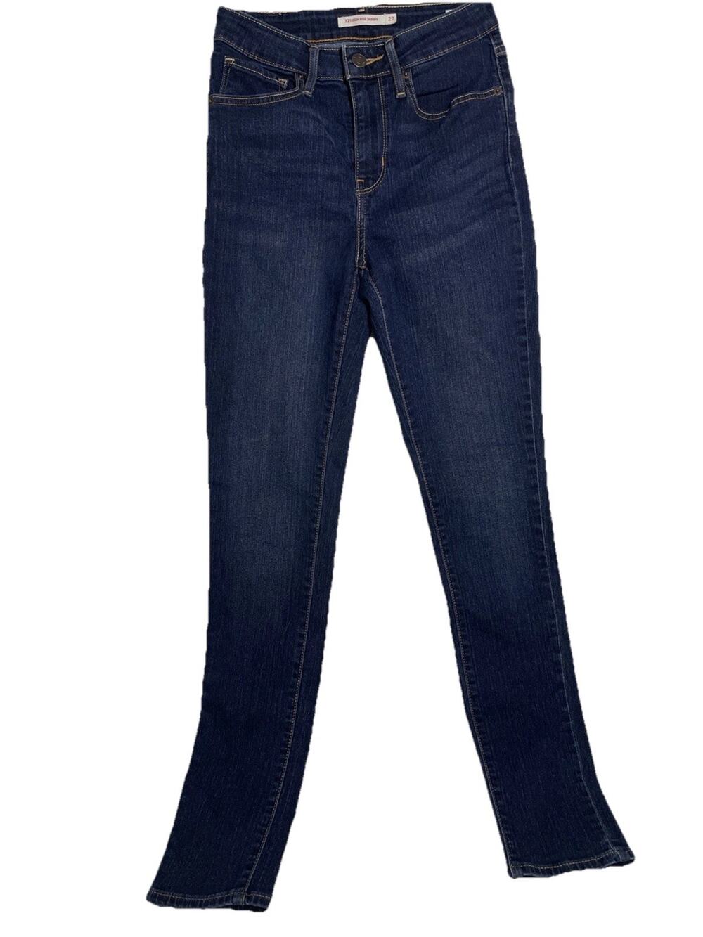 Levi's 721 Jeans Women's 27 Blue Dark Wash High Rise Skinny Jeans